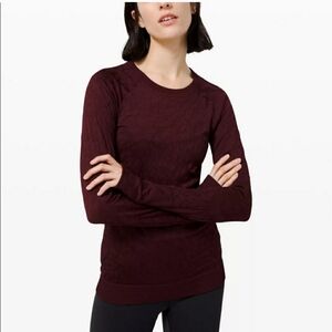 Lululemon Rest Less Pullover Garnet size 4